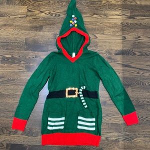 Women’s Tacky Christmas Sweater or tunic Size Large but fits like womens small